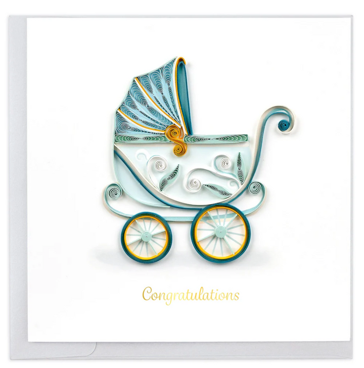 GREETING CARD "BABY BUGGY" #74505
