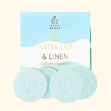 SHOWER STEAMERS WATER LILY & LINEN