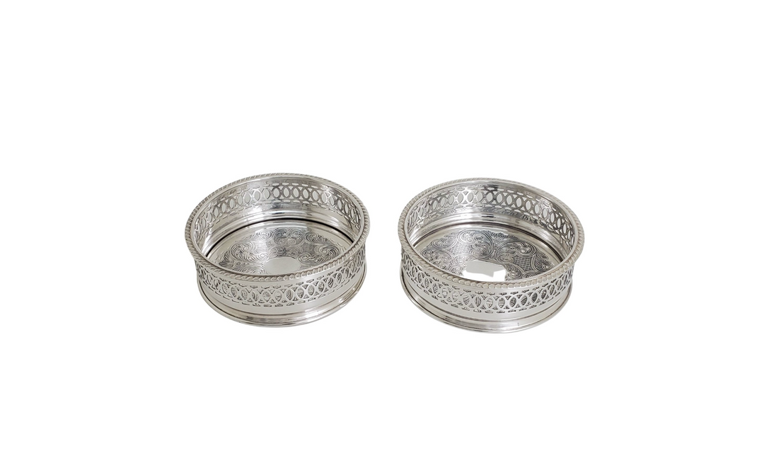 COASTERS SILVER PLATE