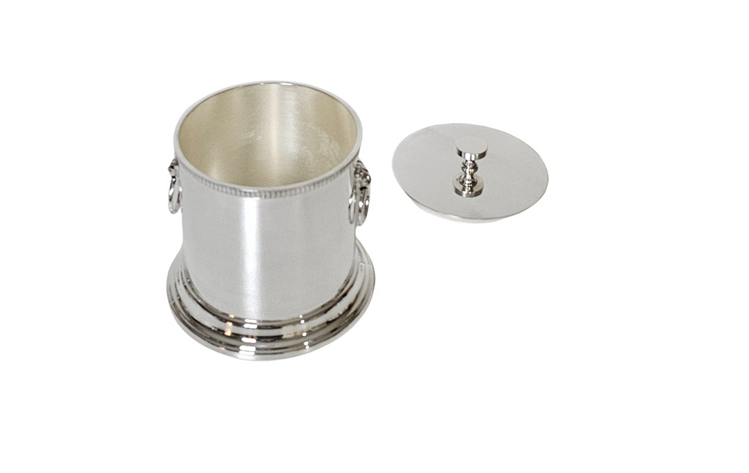 BISCUIT BOX / ICE BUCKET PLAIN ENGLISH SILVER #74784