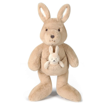 TOY PLUSH KANGAROO WITH BABY