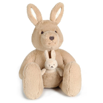 TOY PLUSH KANGAROO WITH BABY