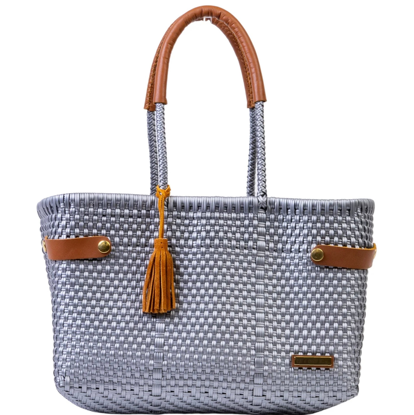 TOTE MEDIUM SOLID CHECKERS (Available in 2 Colors)