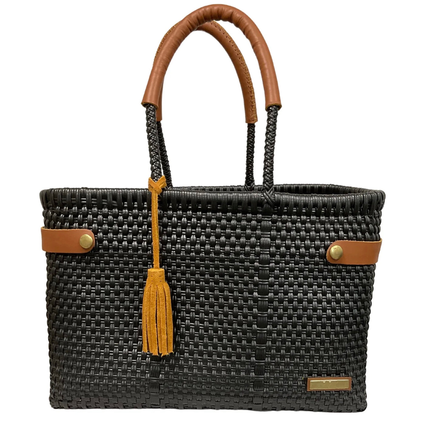 TOTE MEDIUM SOLID CHECKERS (Available in 2 Colors)