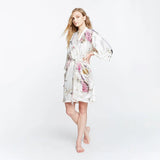 ROBE CHRYSATHEMUM & CRANE SHORT