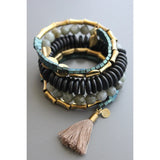 BRACELET  WRAP WITH MAGNESITE