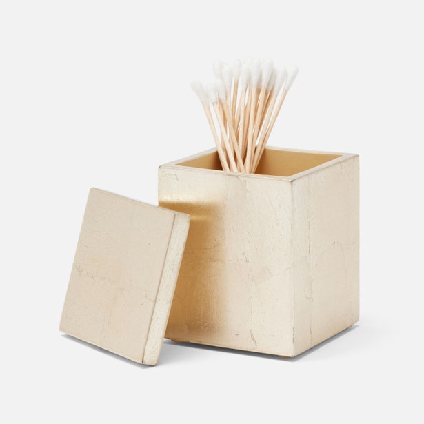 BATH COLLECTION CHAMPAGNE GOLD SILVER LEAF