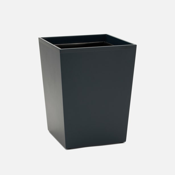 BATH COLLECTION MATTE NAVY LACQUER WOOD
