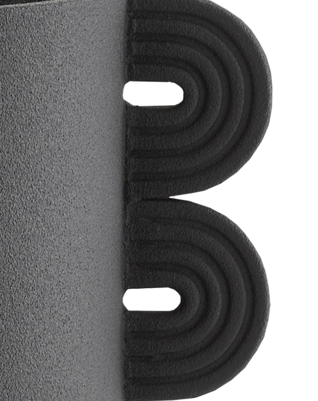 VASE CERAMIC BLACK STRAIGHT