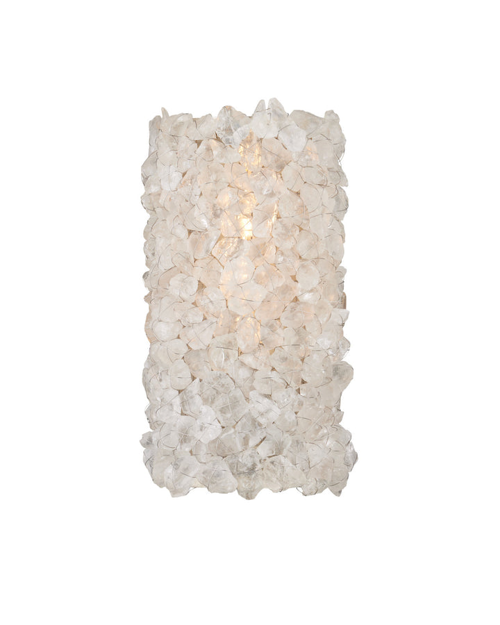 WALL SCONCE ROCK CRYSTAL 15.75H #75123