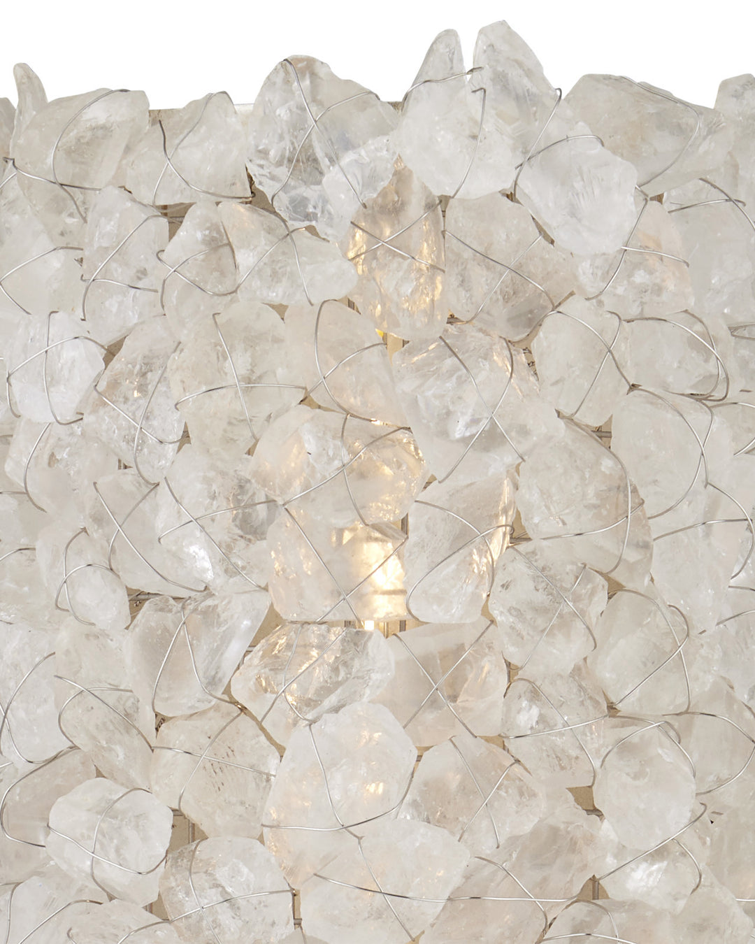 WALL SCONCE ROCK CRYSTAL 15.75H #75123