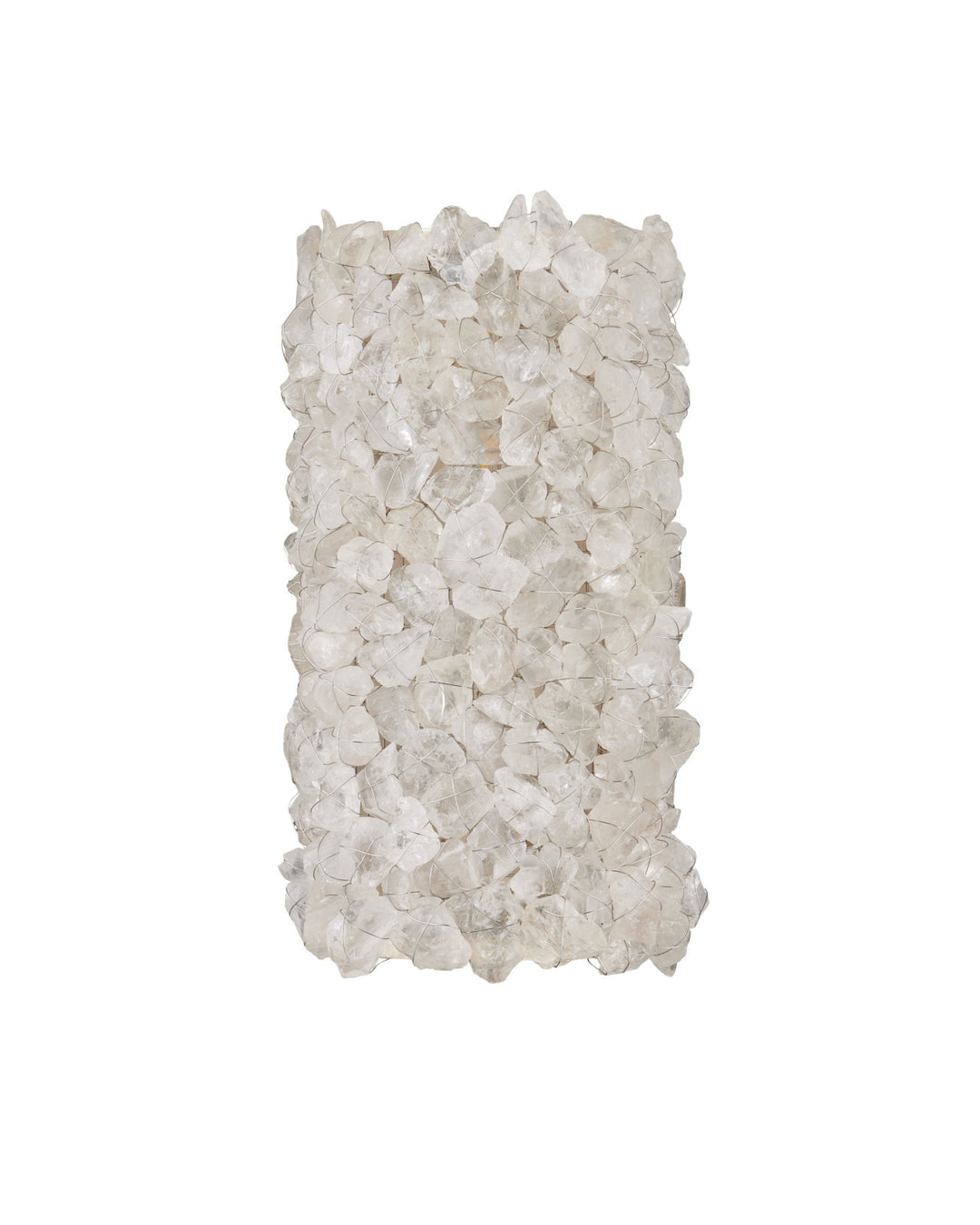 WALL SCONCE ROCK CRYSTAL 15.75H #75123