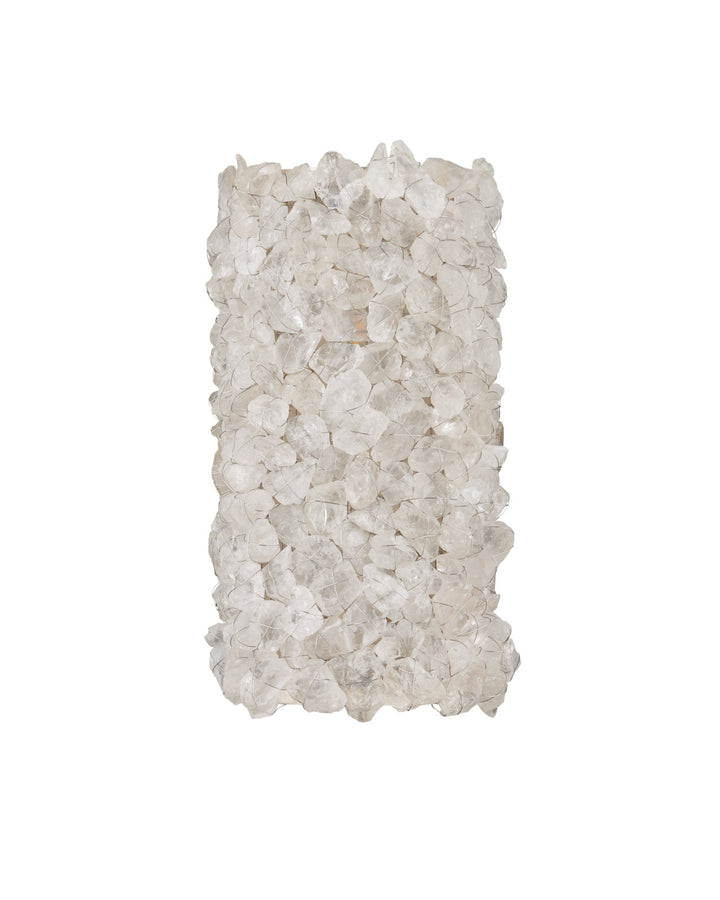 WALL SCONCE ROCK CRYSTAL 15.75H #75123