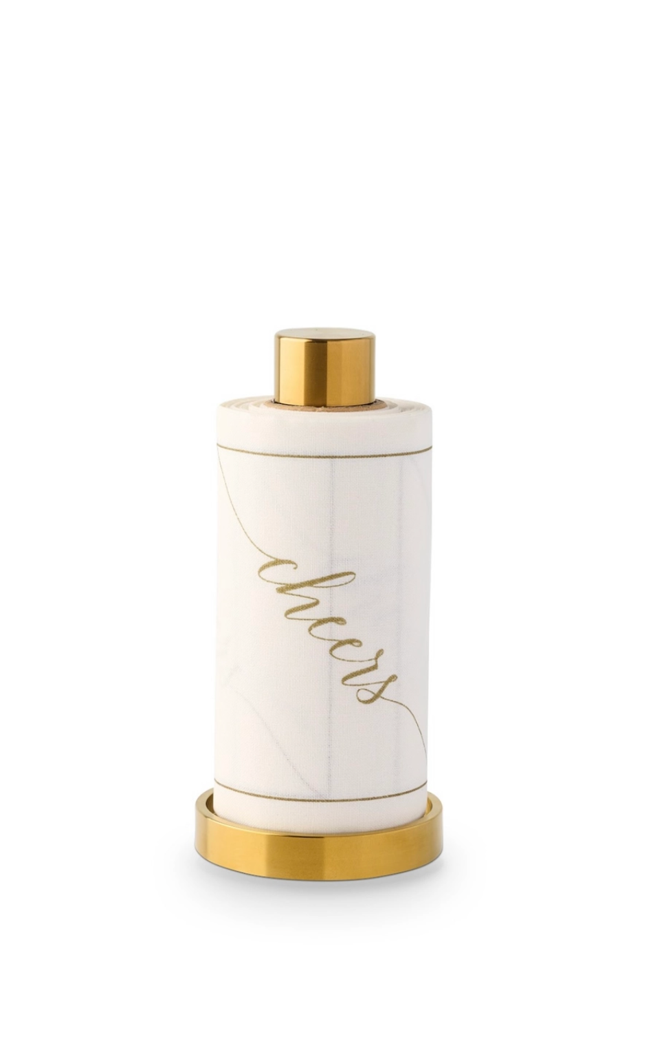 COCKTAIL NAPKIN ROLL CHEERS