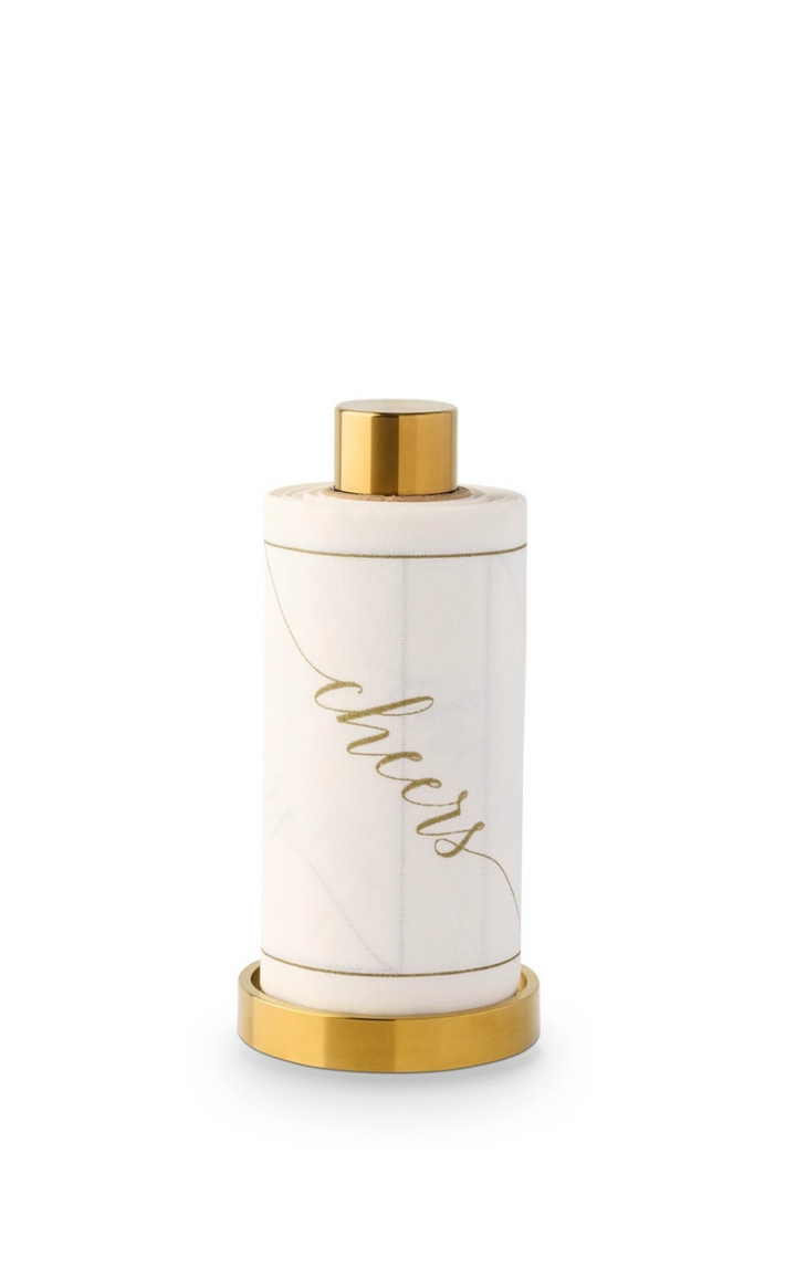 COCKTAIL NAPKIN ROLL CHEERS