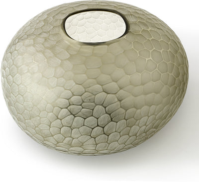 VASE TAUPE GLASS