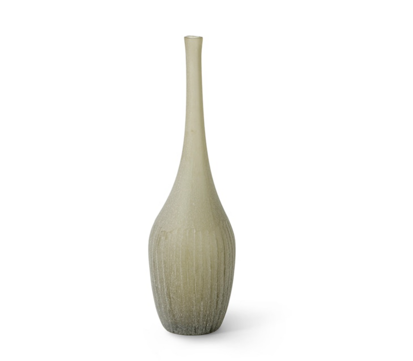 VASE GLASS TAUPE NECK (Available in 3 Sizes)