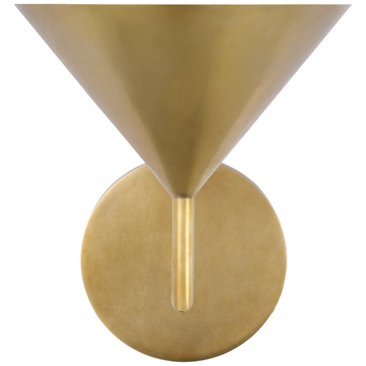 SO SCONCE SINGLE ANTQ BRASS SM