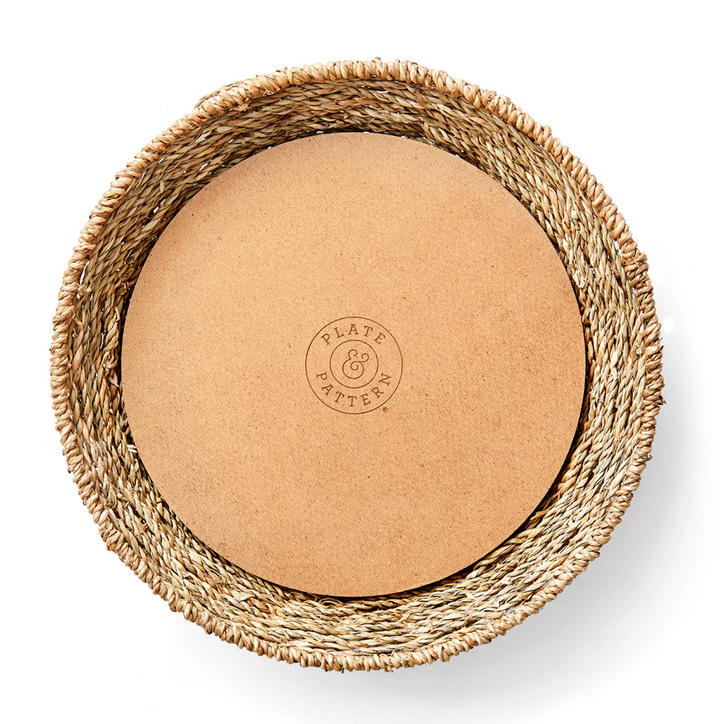 BOXED PLATES WOVEN SEAGRASS - SET OF 4 #75291