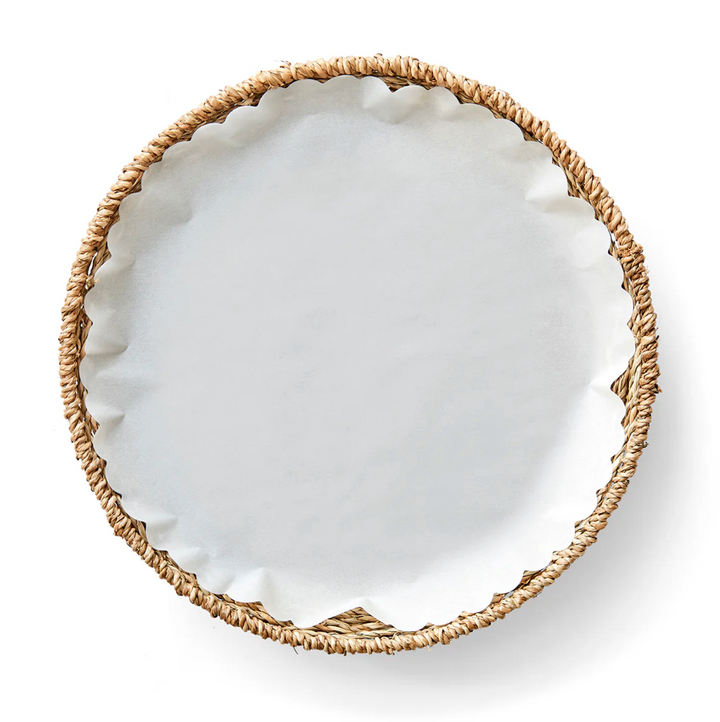BOXED PLATES WOVEN SEAGRASS - SET OF 4 #75291