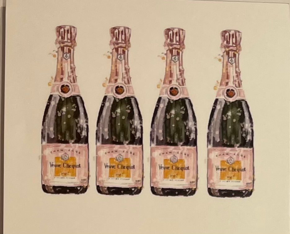 NOTEPAD SLIM CHAMPAGNE BOTTLES #75349