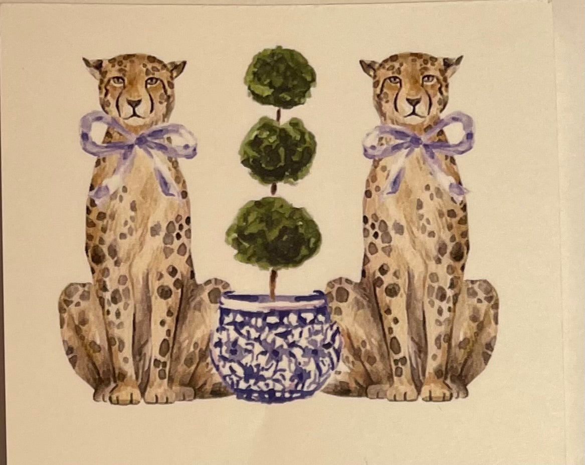 NOTEPAD SLIM CHEETAHS TOPIARY #75351