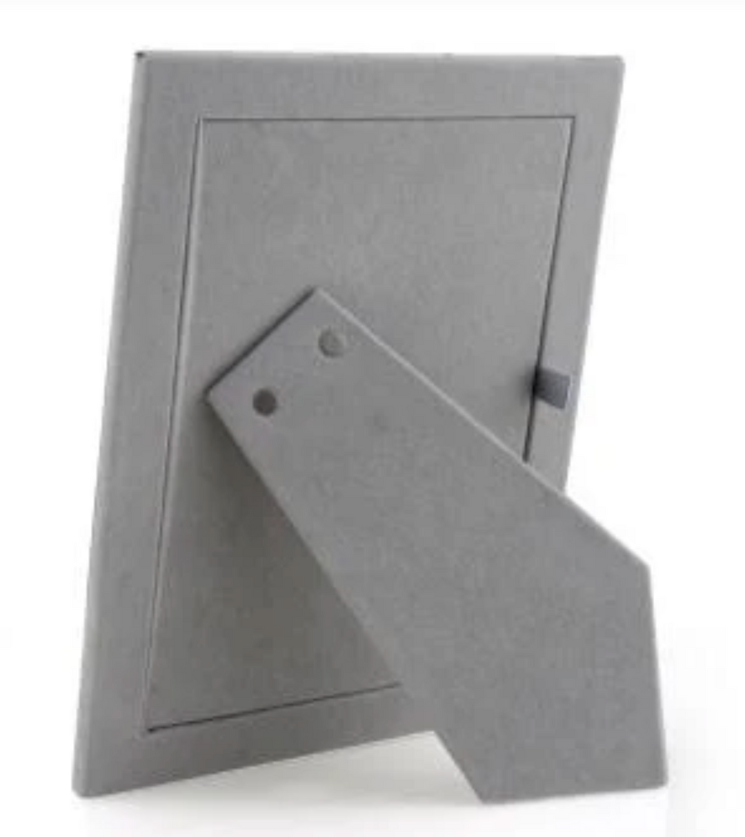 FRAME WHITE & GOLD ENAMEL WIDE CURVE