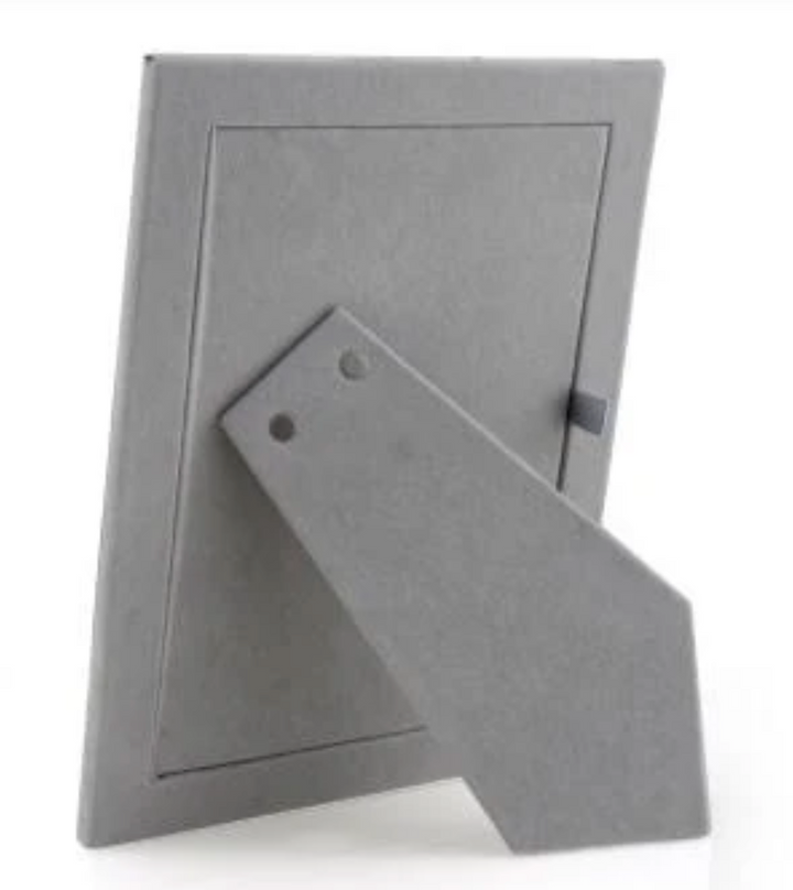 FRAME WHITE & GOLD ENAMEL WIDE CURVE