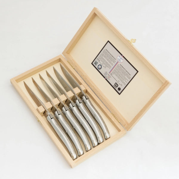 S/6 STEAK KNIVES STAINLESS STEEL