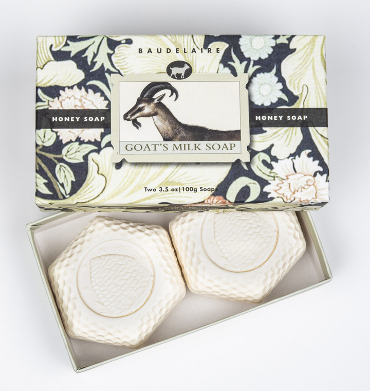 SOAP GOATS MILK HONEY DUO 3.5OZ GIFT BOX #75540