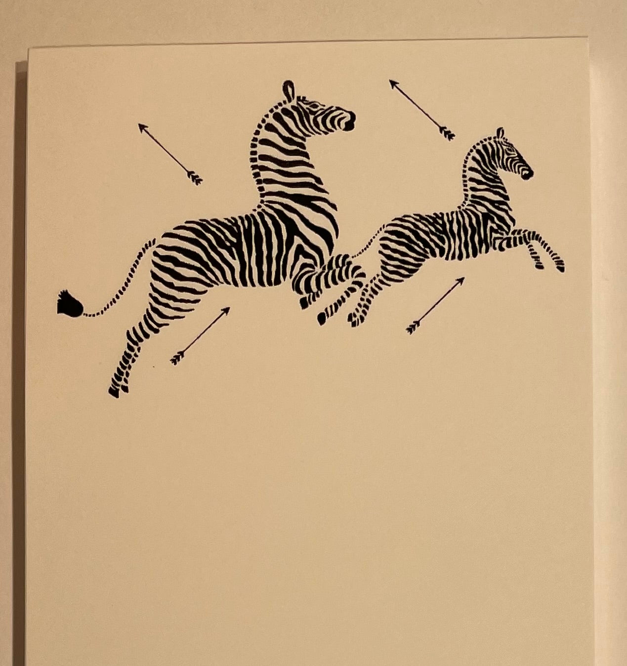 NOTEPAD SLIM BLACK ZEBRA #75546