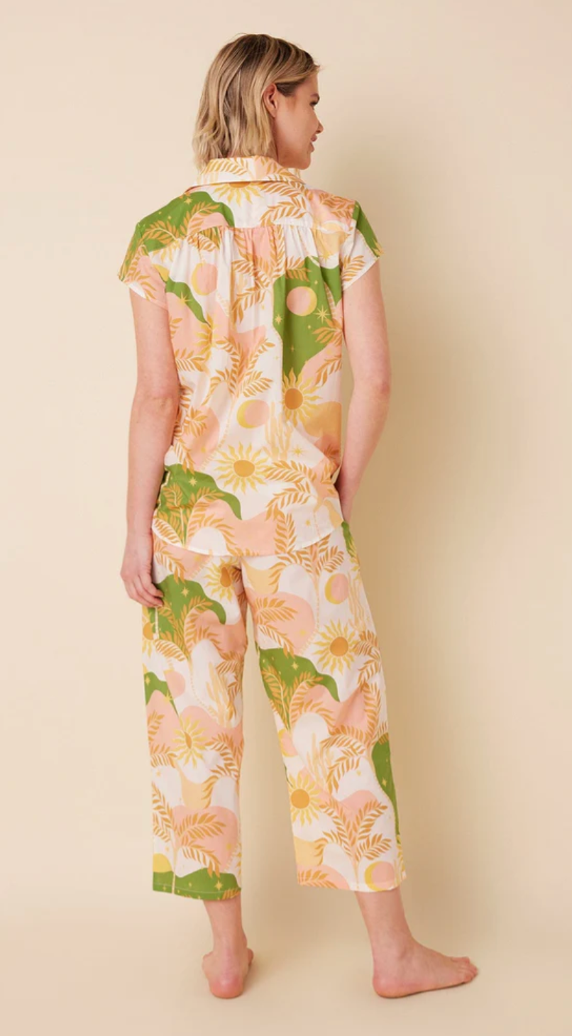 PAJAMA SET CAPRI SUN MOON LUXE PIMA