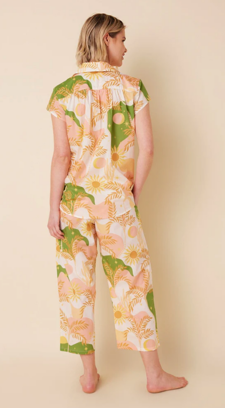 PAJAMA SET CAPRI SUN MOON LUXE PIMA