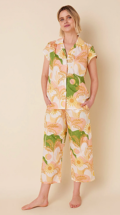 PAJAMA SET CAPRI SUN MOON LUXE PIMA (Available in 2 Sizes)