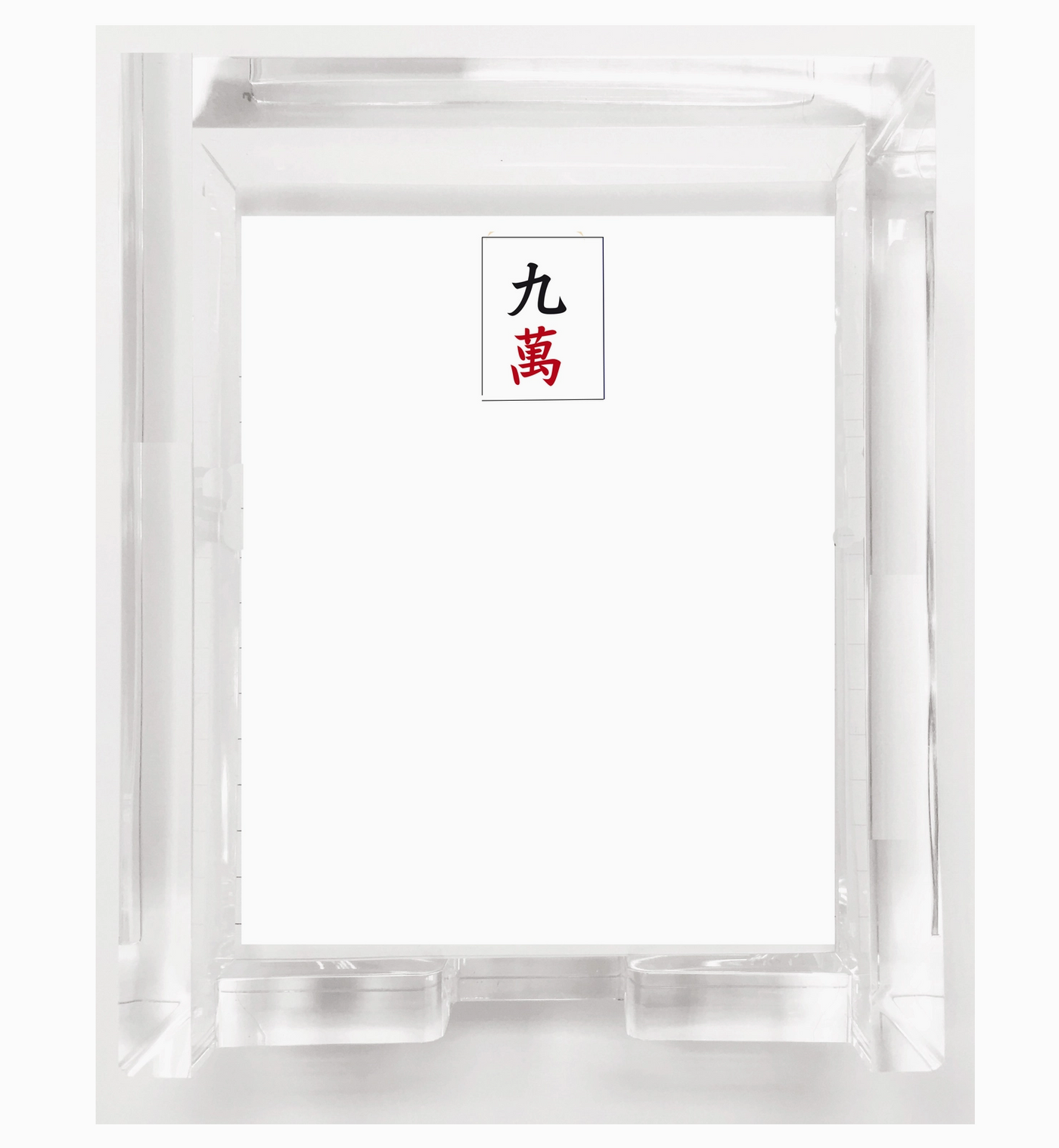 NOTEPAD MAHJONG WITH ACRYLIC TRAY