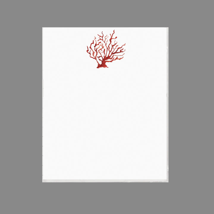 NOTEPAD CORAL WITH TRAY