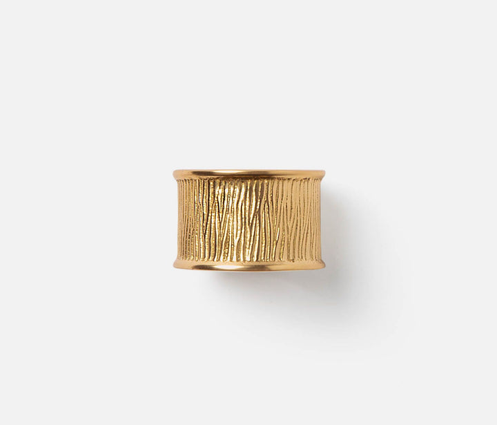 NAPKIN RING GOLD BRASS