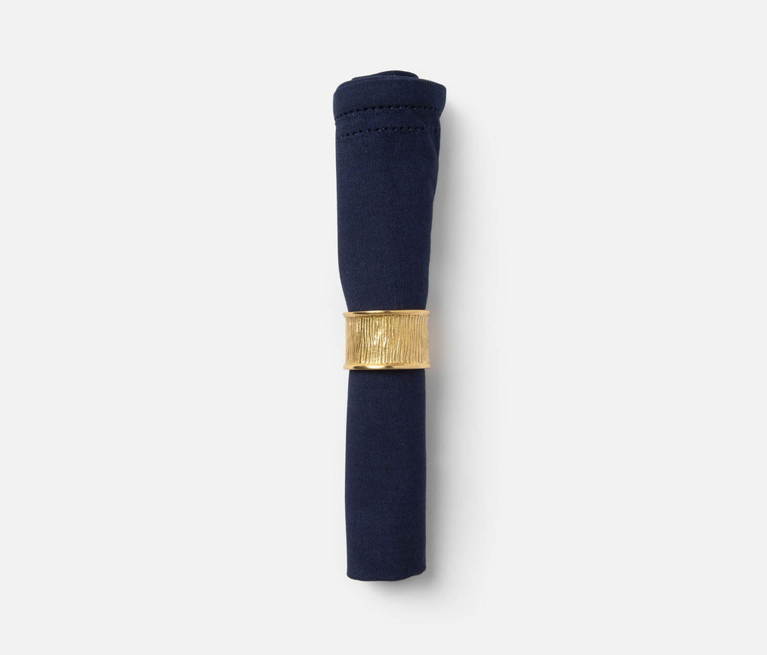 NAPKIN RING GOLD BRASS