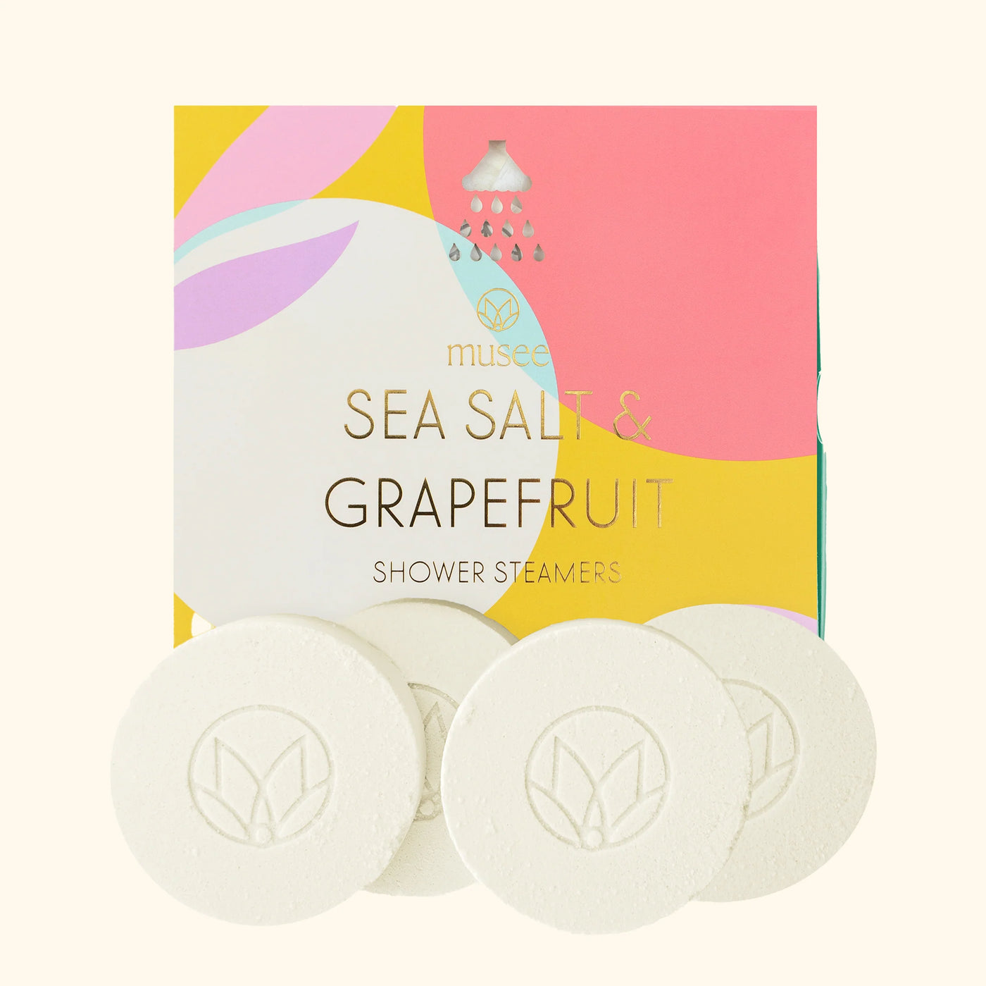 MUSEE SHOWER STEAMERS SEA SALT & GRAPEFRUIT