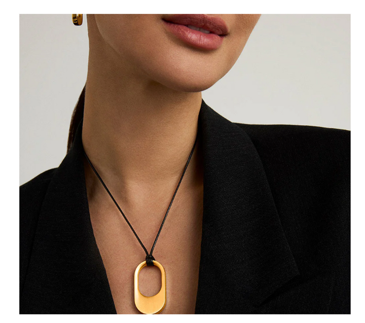 PENDANT CROSBY LONG GOLD #75744