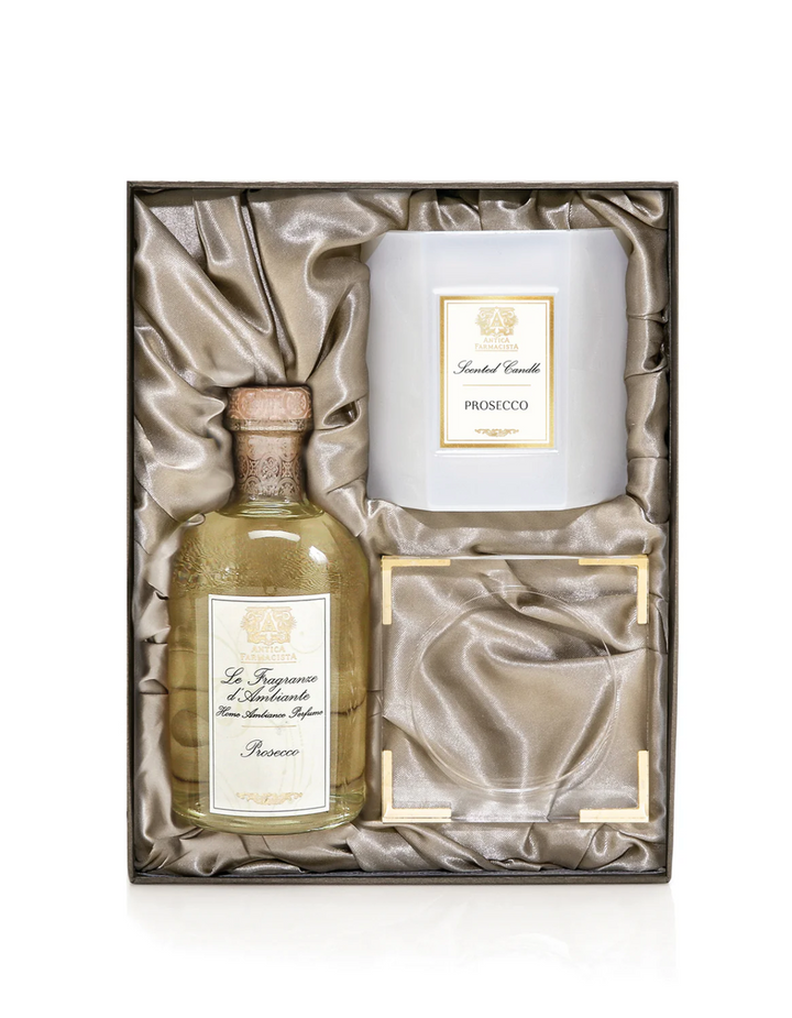 GIFT SET CANDLE & DIFFUSER PROSECCO WITH TRAY #75781