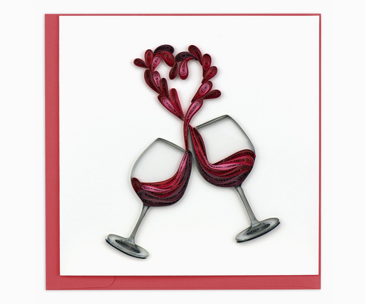 GREETING CARD "A TOAST TO LOVE" #75823