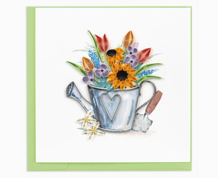 GREETING CARD "GARDEN WATERING" #75825