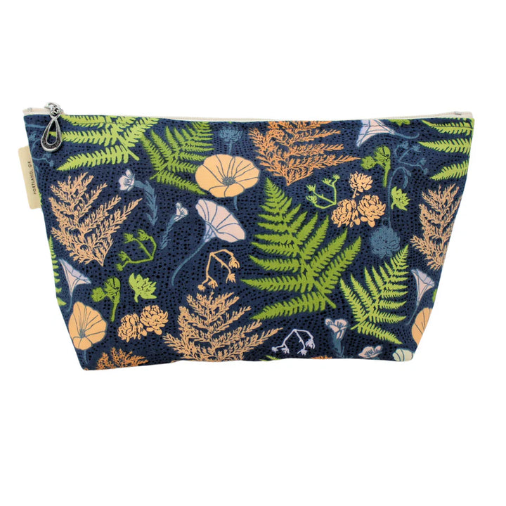 COSMETIC BAG NAVY FERN