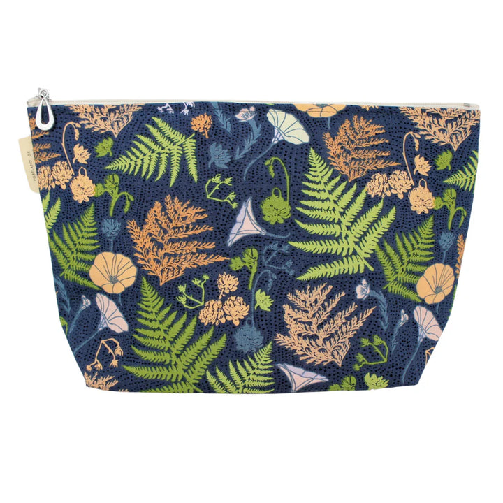 COSMETIC BAG NAVY FERN