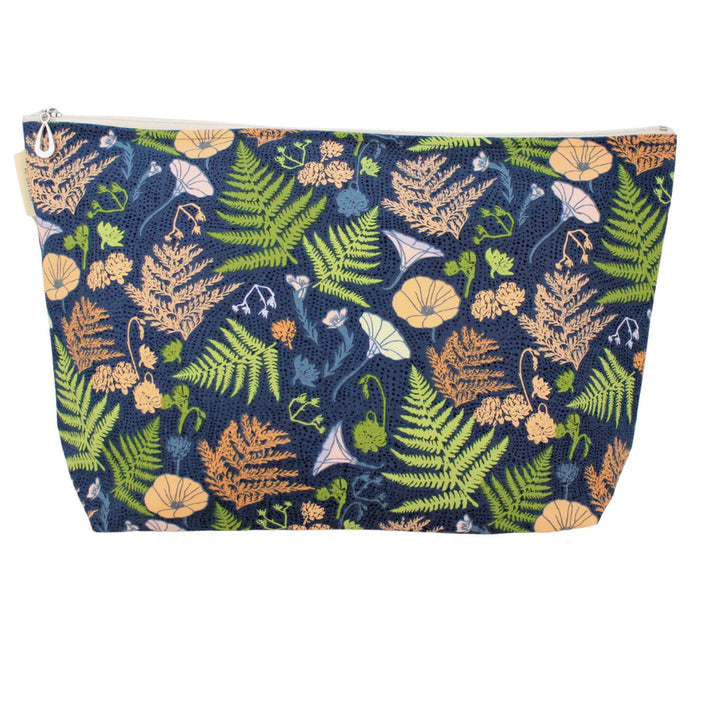 COSMETIC BAG NAVY FERN