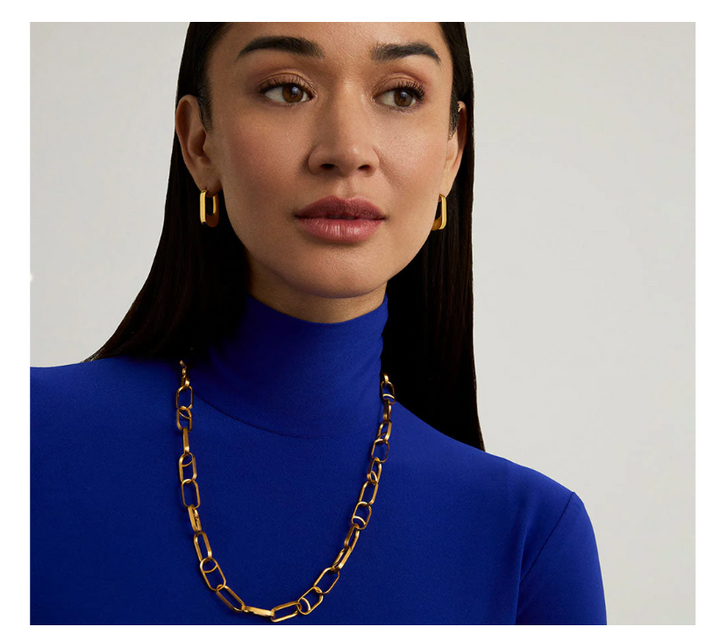 NECKLACE CROSBY STATEMENT GOLD #75910