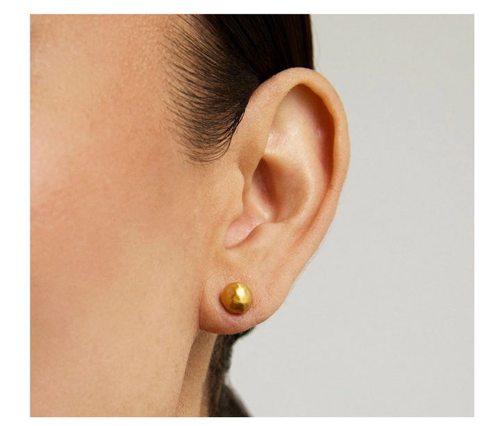 EARRING STUDS DISCO GOLD #75911