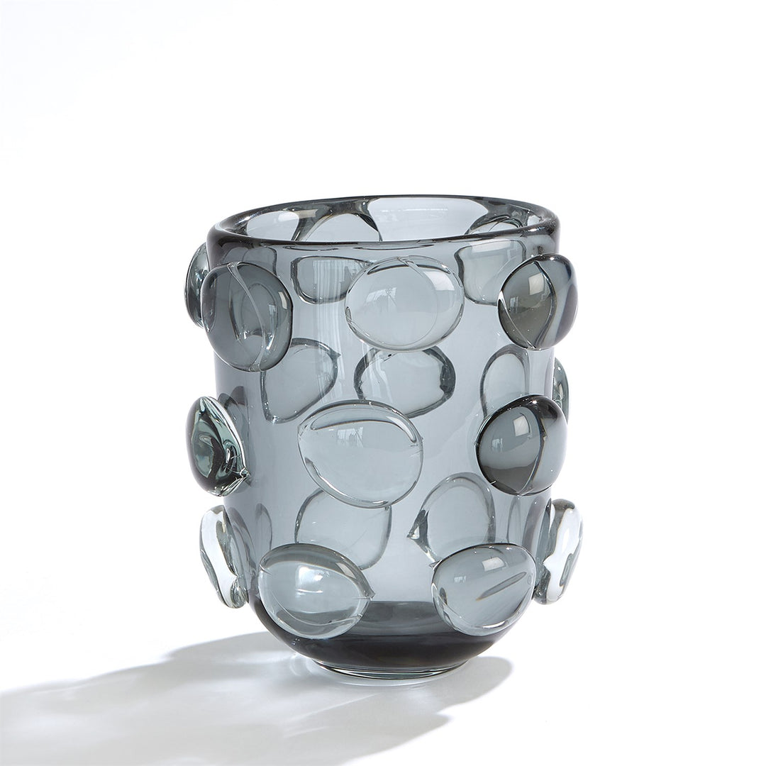 VASE BUBBLES GREY
