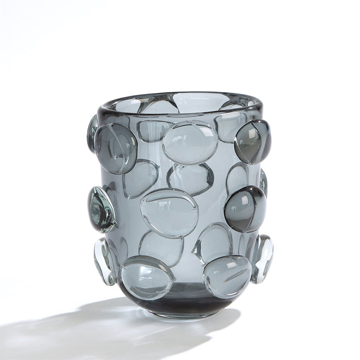 VASE BUBBLES GREY
